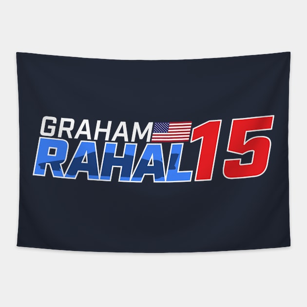 Graham Rahal '23 Tapestry by SteamboatJoe