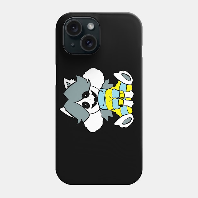 Horror Temmie Phone Case by WiliamGlowing