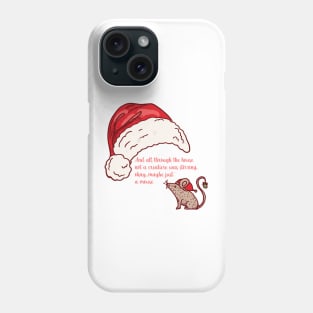 Santa Hat Mouse! Phone Case