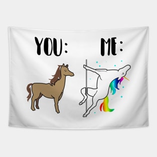 'Horse You Unicorn Me' Lovely Horse LGBT Gift Tapestry