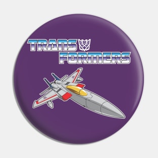 Jet Starscream Pin