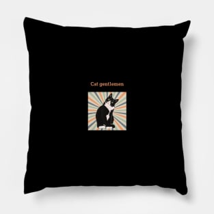 Cat t shirt - Cat Gentlemen Pillow