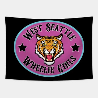 West Seattle Wheelie Girls Tapestry