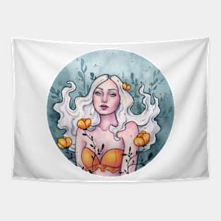 Orange blossoms Tapestry