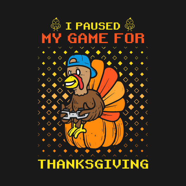 Happy Thanksgiving Gamer Turkey Video Game Lovers Kids Boys by _So who go sayit_