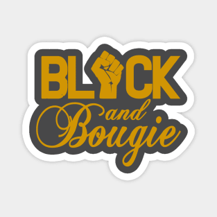 Black and Bougie T-Shirt Magnet