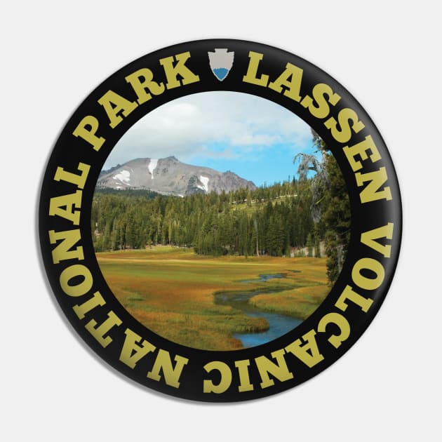 Lassen Volcanic National Park circle Pin by nylebuss