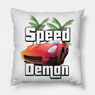 Speed Demon Pillow