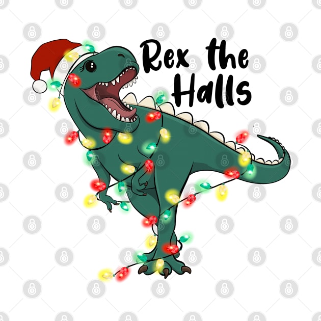 Tree Rex Christmas Xmas Dinosaur by MZeeDesigns