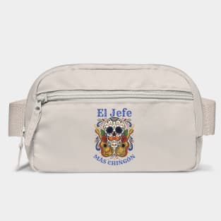 Day of the Dead El Jefe Más Chingón Sugar Skull Mexican Boss Bag