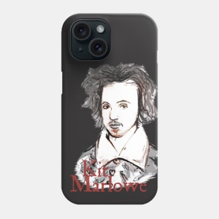 Kit Marlowe - Elizabethan Tragedian Phone Case