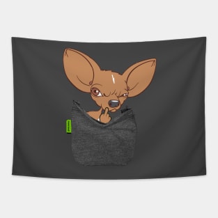 Chihuahua FU Pocket Tapestry