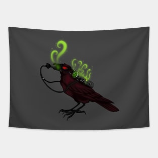 radioactive crow Tapestry