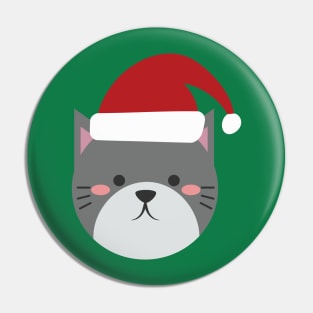 Cute Animal Cute Cat Meow Christmas Outfit Costumes Gift Pin