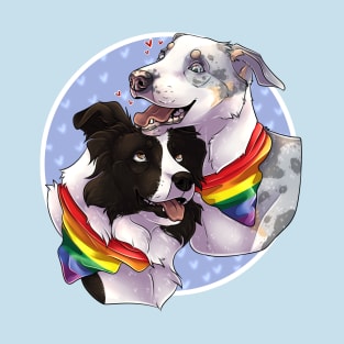 Gay Pride - Border Collies T-Shirt