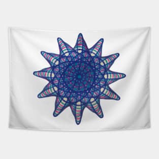 Spirograph Candy Shell Pattern Tapestry