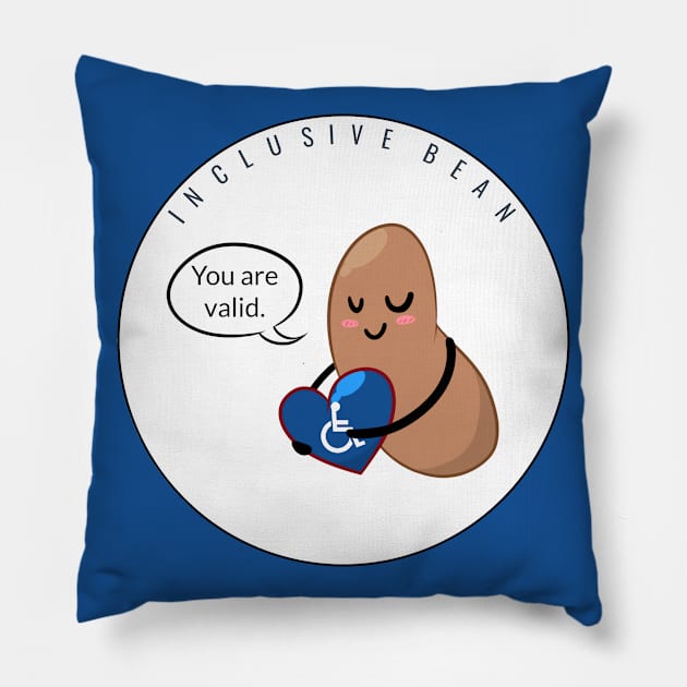 Disability Pride #1: Inclusive Bean Pillow by Bri the Bearded Spoonie Babe