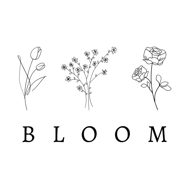 Bloom Floral by Tip Top Tee's