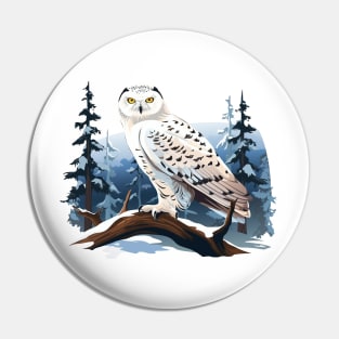 Snowy Owl Pin