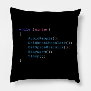 Winter Code Pillow