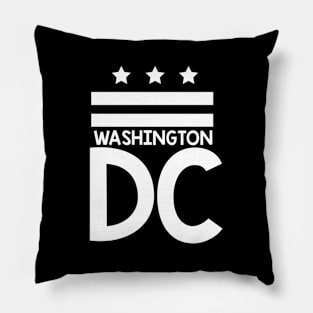 Dc Flag - Washington Dc Pillow