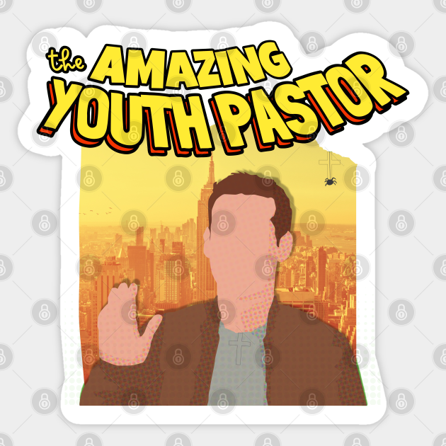 The Amazing Youth Pastor - Spider Man - Sticker