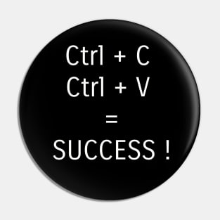 Ctrl + C Well Secret of the Masters Pin