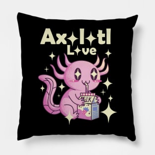 Kawaii Axolotl Pillow