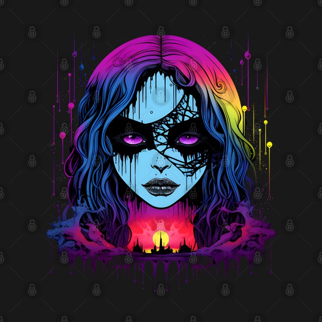 Cool Dark Goth Rave Design by Whimsical Splendours