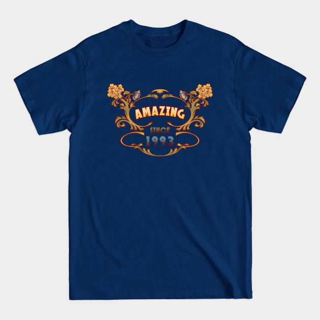 Discover AMAZING SINCE 1993 art nouveau vintage retro 90s - 90s - T-Shirt