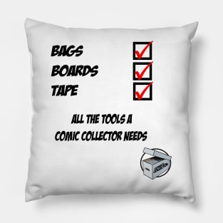 Comic Collector Check List Pillow