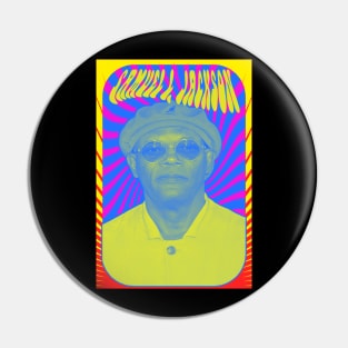 Samuel L. Jackson Psychedelic style Gift Hot Pin