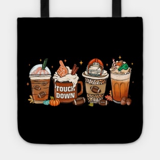 Fall, Football, and Iced Coffee Tote