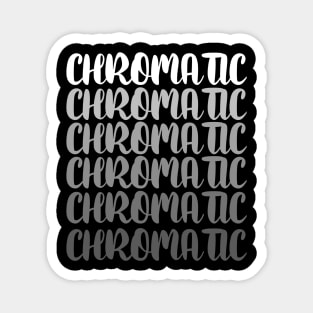 Chromatic Totes, phone cases, mugs, masks, hoodies, notebooks, stickers ,asthetic, cute outfit fashion design Magnet