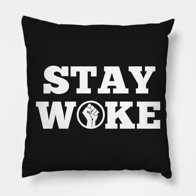 Stay Woke | African American | Afrocentric Pillow by UrbanLifeApparel