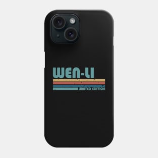 Proud Limited Edition Wen-li Name Personalized Retro Styles Phone Case