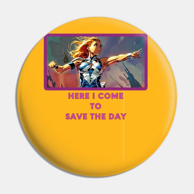 Here I come to save the day (girl superhero) Pin by PersianFMts