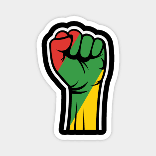 Black Power Fist, African Flag, Black History Month, Black Lives Matter, African American History Magnet