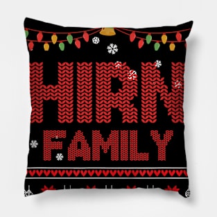 Hirn Family Christmas, Name Xmas , Merry Christmas, Name , Birthday, Middle name Pillow