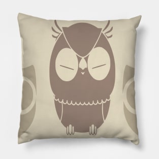 vector owels Pillow