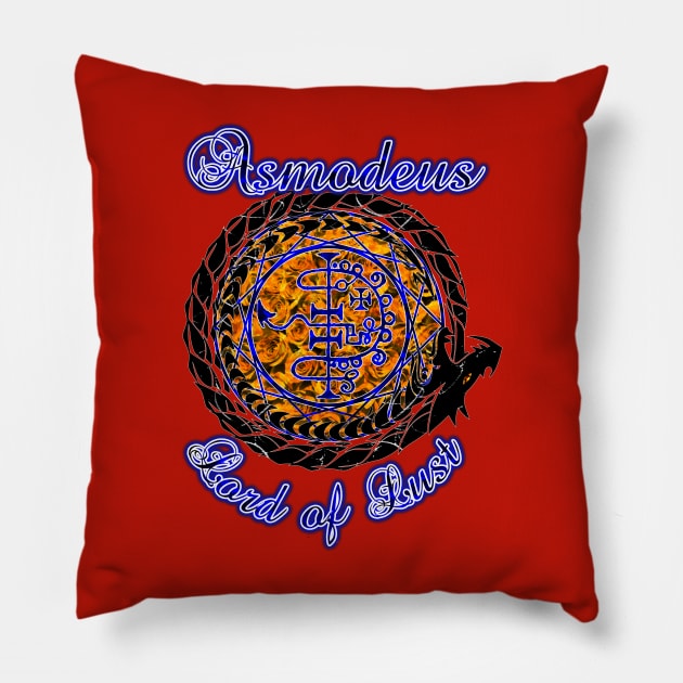 Crest Collection: Asmodeus Crest Pillow by TheBadDudeBelow
