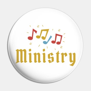 Black Music Ministry T-Shirt Pin