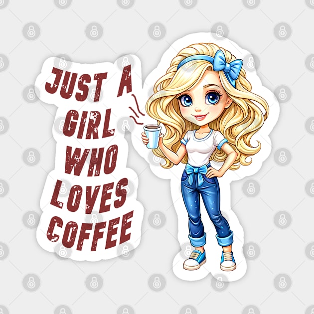 Addicted to coffee Magnet by LegnaArt