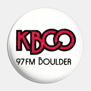 KBCO Boulder - - 70s Radio Station - - Pin