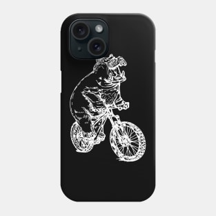 SEEMBO Hippopotamus Cycling Bicycle Bicycling Biking Bike Phone Case