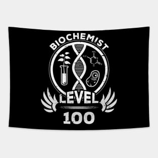 Level 100 Biochemist Biology Chemistry Fan Gift Tapestry