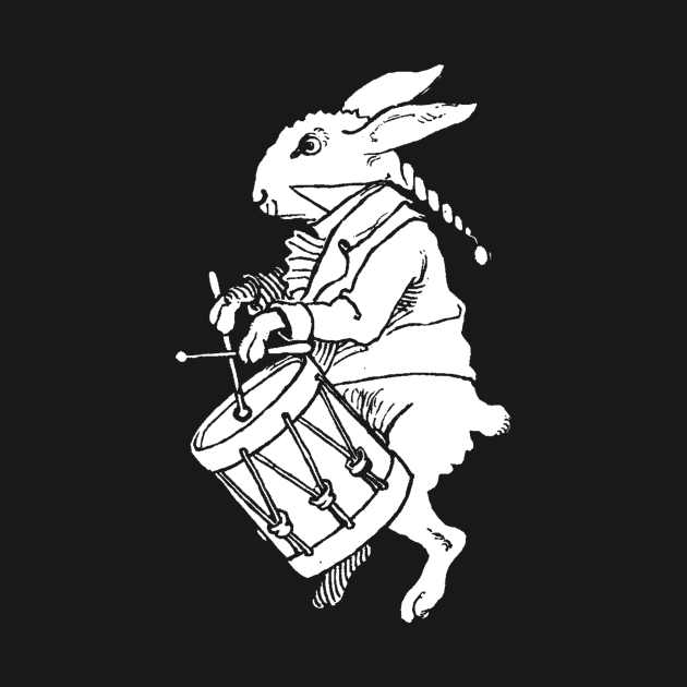 Drumming Rabbit by metaphysical