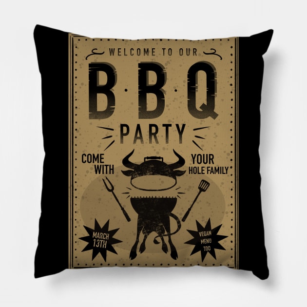 Food gone wild Pillow by SYLPAT