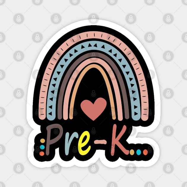 Pre-K Back To School Kids Pre-Kindergarten Student Teacher Magnet by Redmart