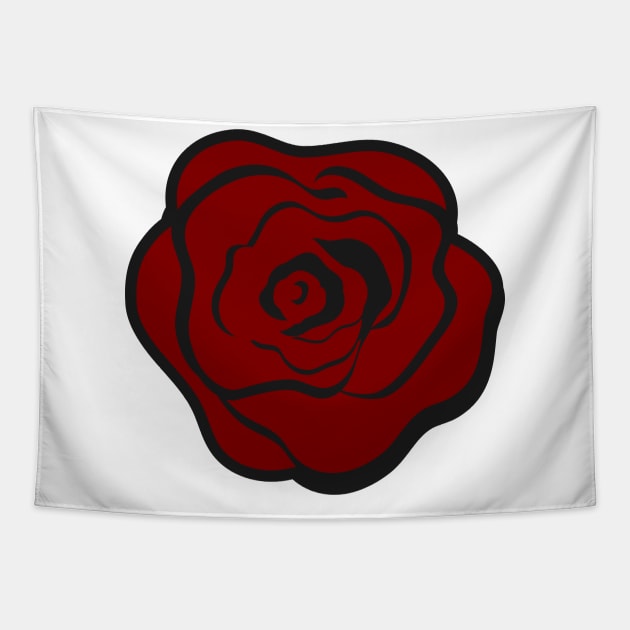 Red Rose Tapestry by ShirtyLife